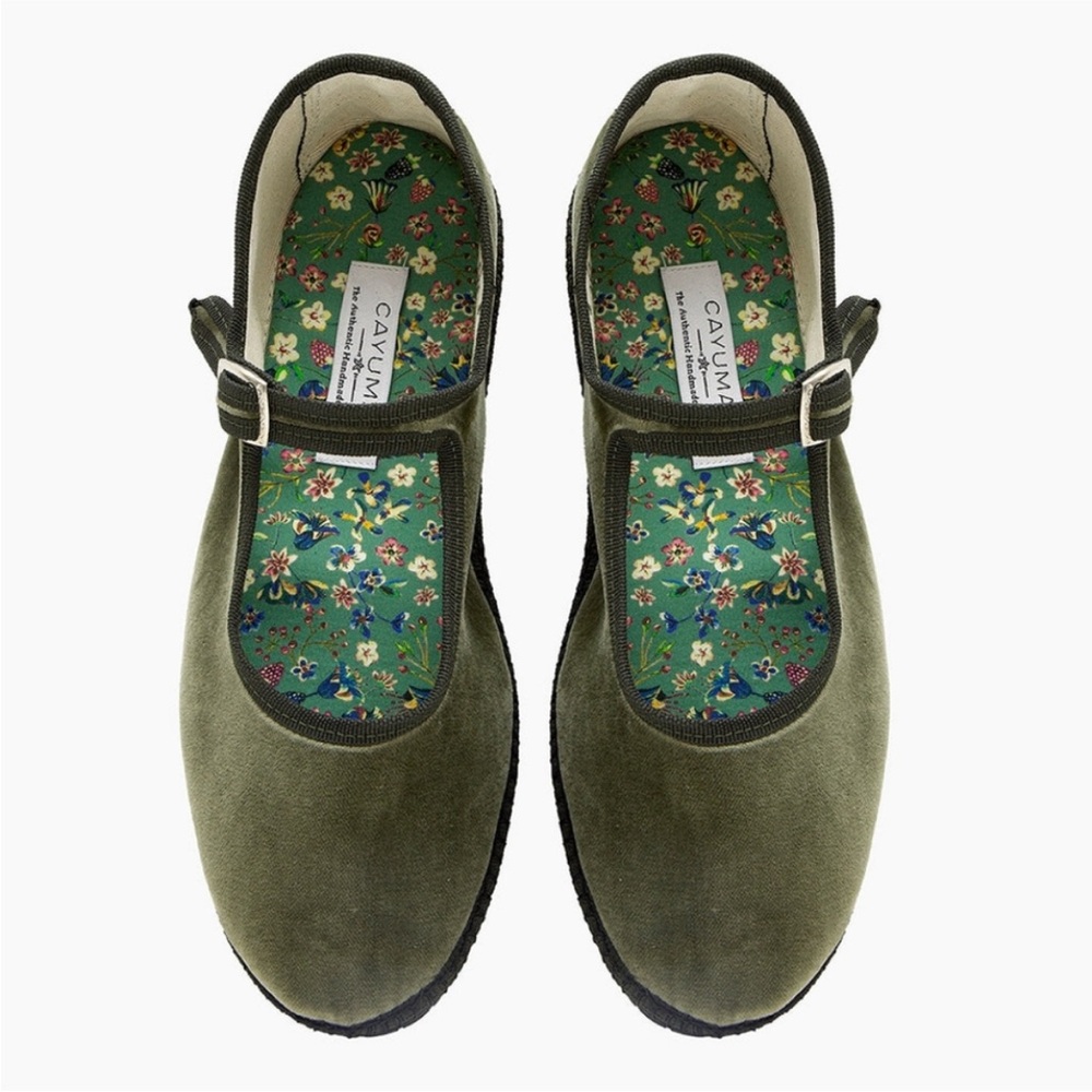 Cayumas BOHEME Boheme Verde Oliva Ballet Flats